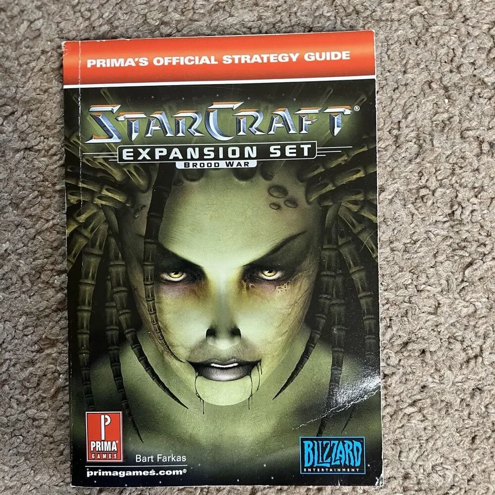 StarCraft Brood War Expansion Prima Official Strategy Guide PC Blizzard RTS
